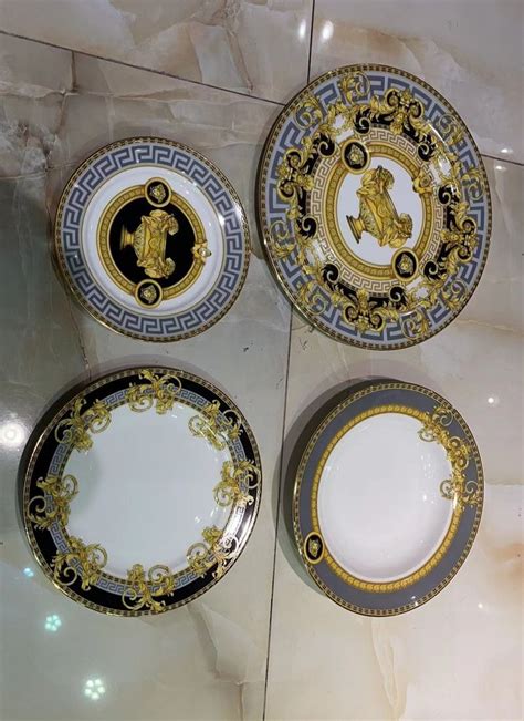 golden plate versace|versace dinnerware for sale.